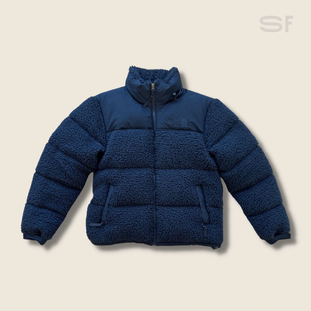 Engineered jacquard nuptse sales jacket